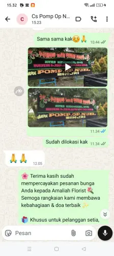 Testimonial Papan Bunga situ