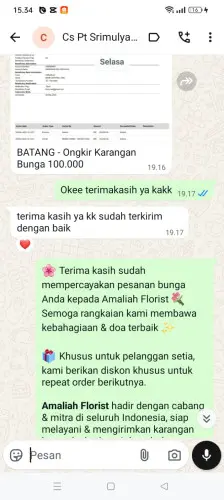 Testimonial Papan Bunga situ