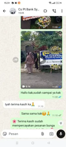 Testimonial Papan Bunga situ